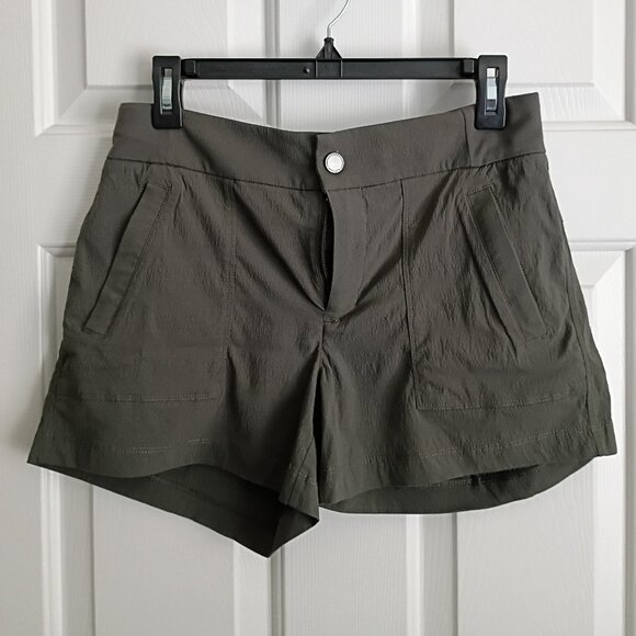 ATHLETA Trekkie Shorts Women's Size 4 Olive Green - Picture 1 of 7